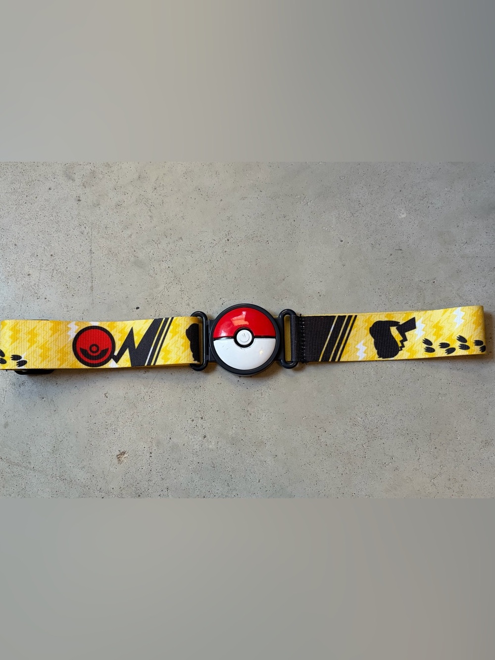 Pokemon Pikachu Poke Ball Seatbelt Belt Yellow Adjustable